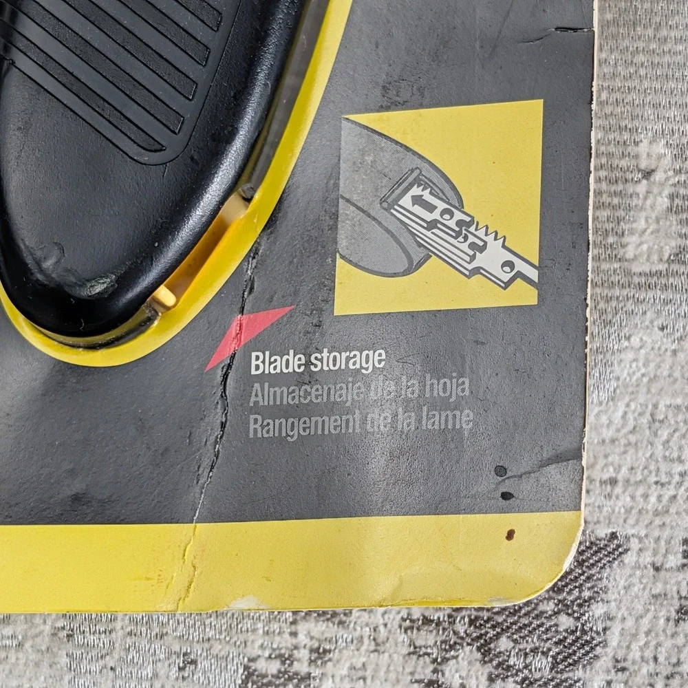 Stanley 15-333 Folding Pocket Saw Black Yellow USA Made New Old Stock - Picture 4 of 10